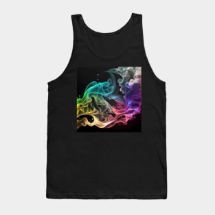 Smoky Waves Of Color 4 Tank Top